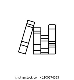 books icon. Element of web icon for mobile concept and web apps. Thin line books icon can be used for web and mobile. Premium icon on white background