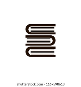 books icon. flat design