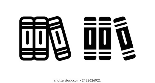 Books icon. flat illustration of vector icon