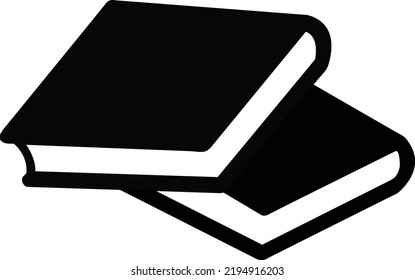 books icon isolated white background

