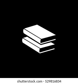 books icon, isolated, white background