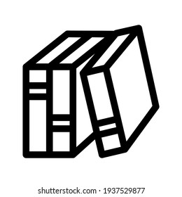 books icon or logo isolated sign symbol vector illustration - high quality black style vector icons
