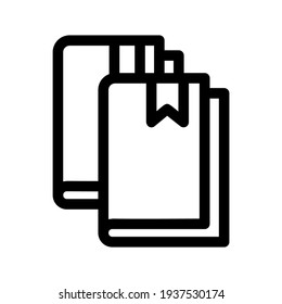 books icon or logo isolated sign symbol vector illustration - high quality black style vector icons
