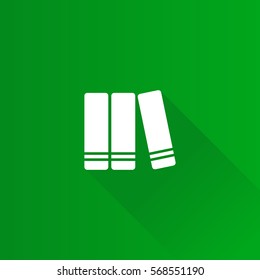 Books icon in Metro user interface color style. Education student library