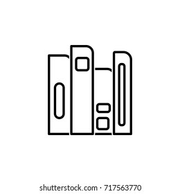 books icon on white background