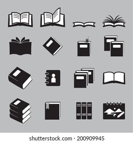 books icon set