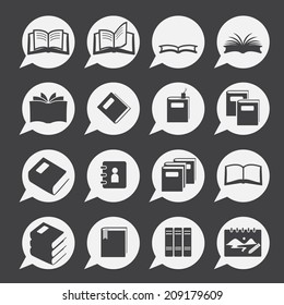 books icon set
