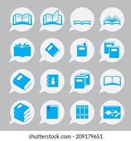 books icon set