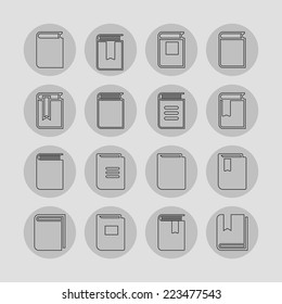 books icon set