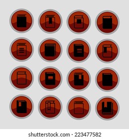books icon set