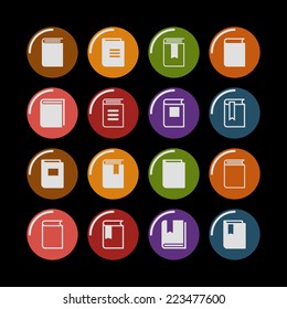books icon set