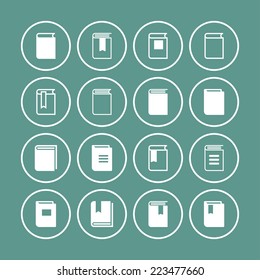 books icon set