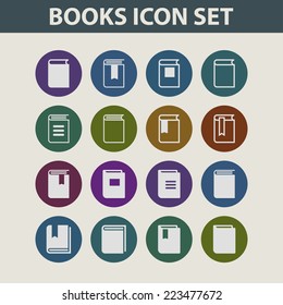books icon set