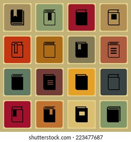 books icon set