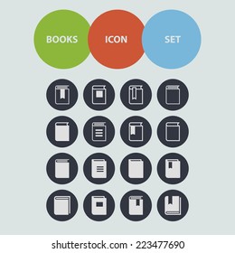 books icon set
