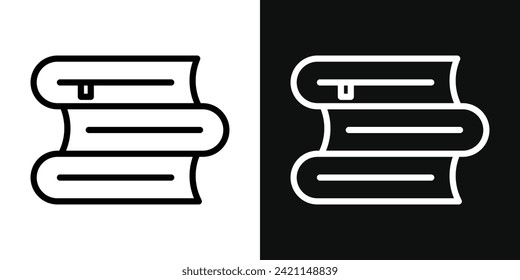 Books icon set. Vector illustration