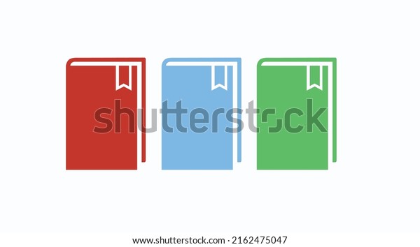 Books Icon Set Vector Isolated Different Stock Vector Royalty Free Shutterstock