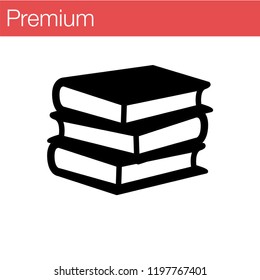 books icon, sign design, vector, eps 10, premium