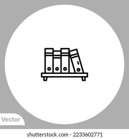Books icon sign vector,Symbol, logo illustration for web and mobile