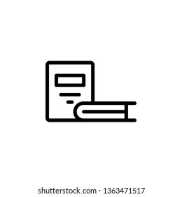 books icon. Simple thin line, outline vector of Book icons for UI and UX, website or mobile application