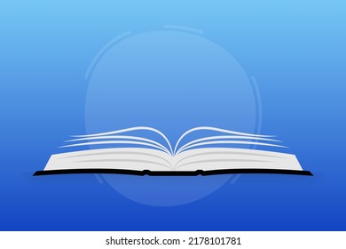 Books icon. Textbook with bookmark. Diary or notebook. Vector illustration.