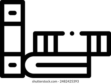 books icon. Thin Linear Style Design Isolated On White Background