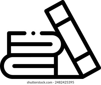 books icon. Thin Linear Style Design Isolated On White Background