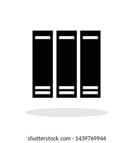 Books icon in trendy flat style. Book symbol for your web site design, logo, app, UI Vector EPS 10. 