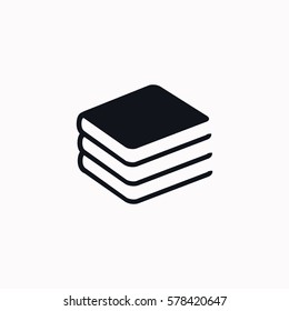 Books  icon. Vector design.