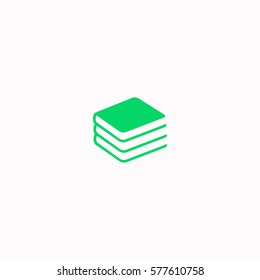 Books  icon Vector design. Colored illustration.