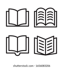 Books icon. Vector graphic illustration. Suitable for website design, logo, app, template, and ui. EPS 10.