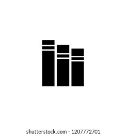 books icon. books vector illustration on white background for web and apps.