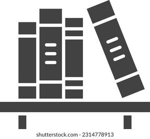 Books icon vector image. Suitable for mobile application web application and print media.