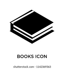 Books icon vector isolated on white background for your web and mobile app design, Books logo concept