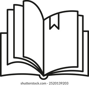 Books icon Vector Line Icon Design