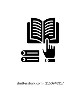Bücher Symbol in Vektorgrafik. Logotyp