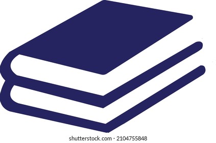 books icon vector on white backgound