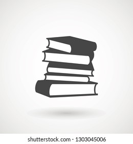 Books icon vector, solid illustration, pictogram isolated on white. High quality pictograms of read. Modern style icons collection. Diary, book, library, pages, textbook etc
