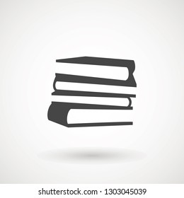 Books icon vector, solid illustration, pictogram isolated on white. High quality pictograms of read. Modern style icons collection. Diary, book, library, pages, textbook etc