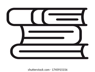 books icon vector for web and app