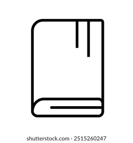 Books icons set. Linear icons.