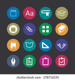 books icons universal set for web and mobile