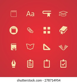 books icons universal set for web and mobile