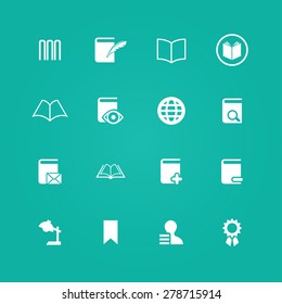 books icons universal set for web and mobile