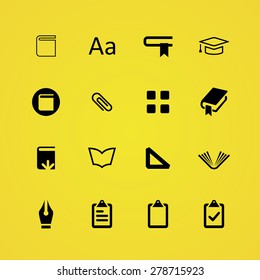 books icons universal set for web and mobile