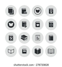 books icons universal set for web and mobile