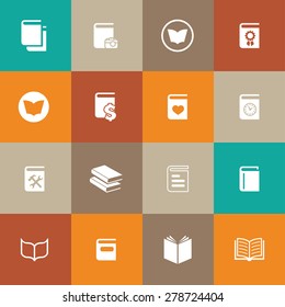 books icons universal set for web and mobile
