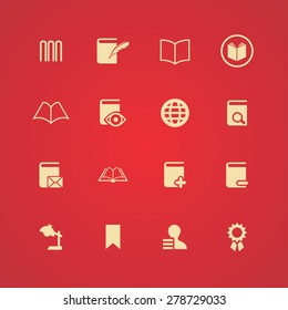 books icons universal set for web and mobile