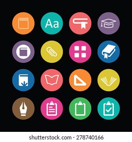 books icons universal set for web and mobile