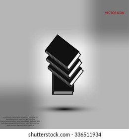 Books icons in vector. Books icons in vector.